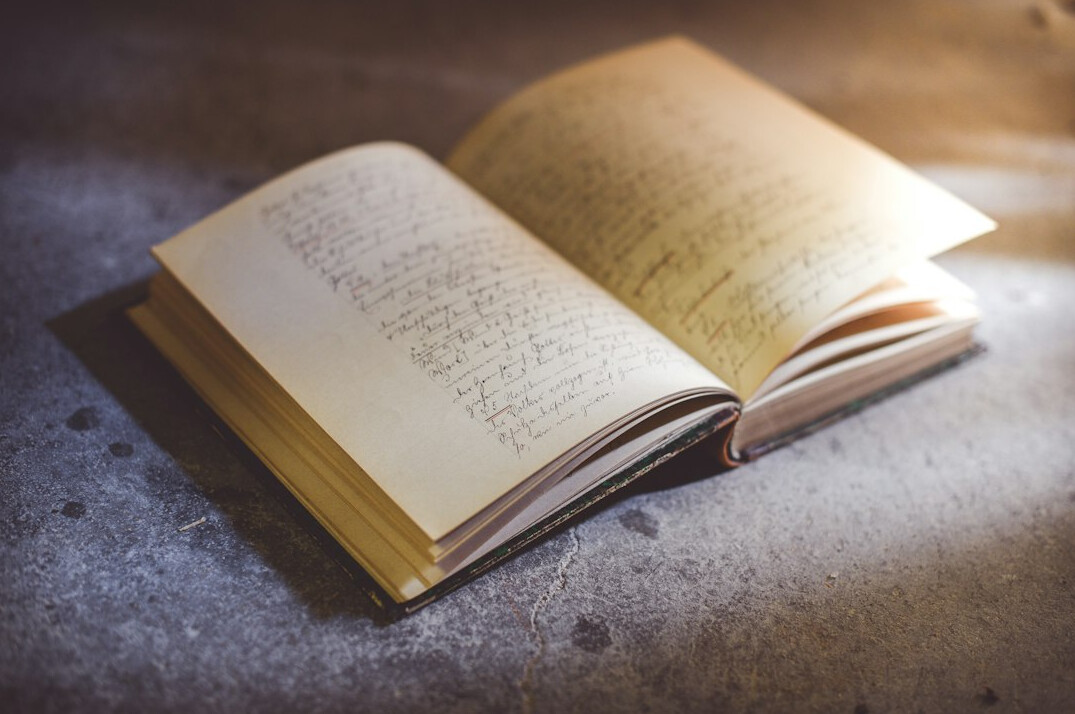 ancient manuscript pages